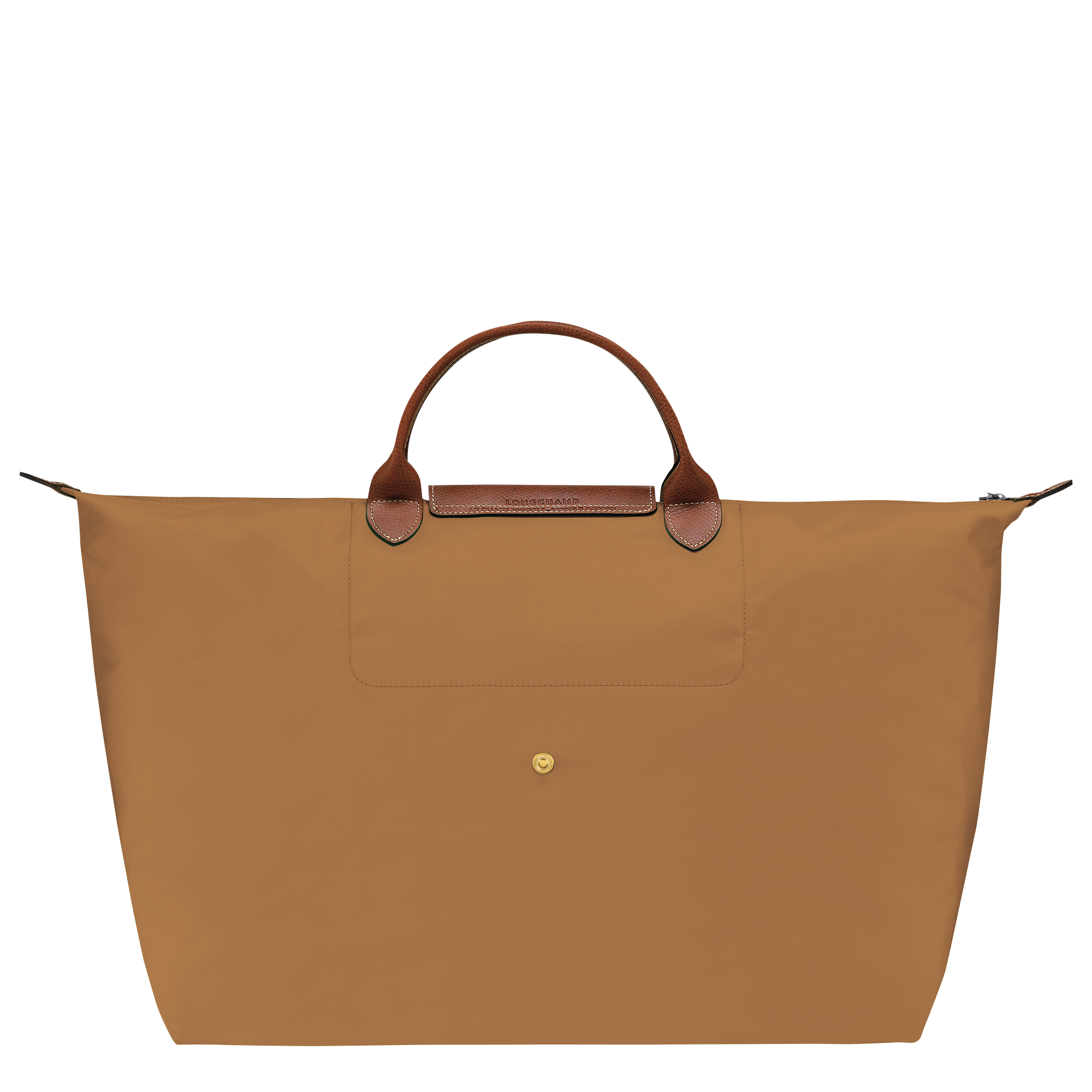 Le Pliage Original L Travel bag / Fawn - Recycled canvas - Image 4