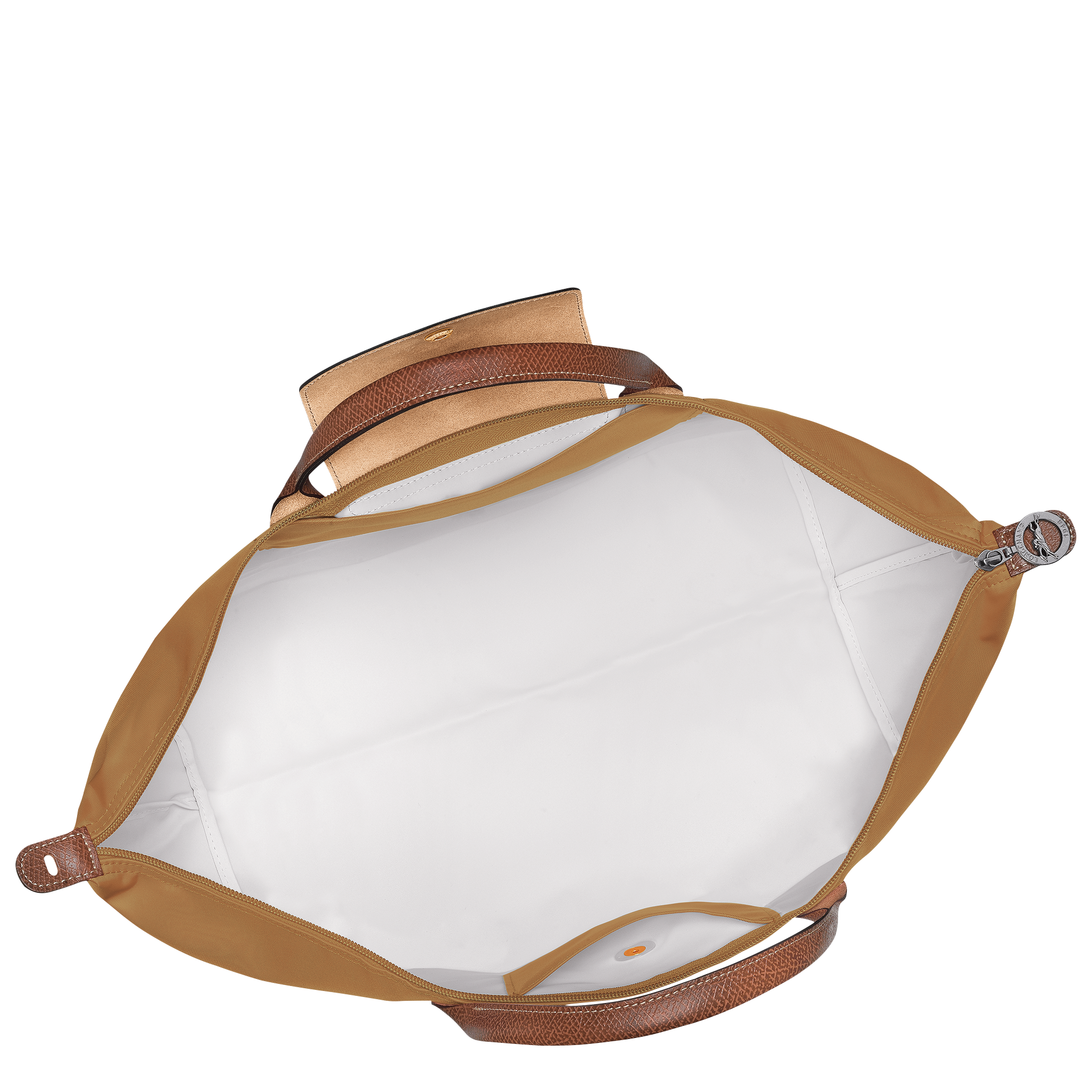 Le Pliage Original L Travel bag / Fawn - Recycled canvas - Image 5