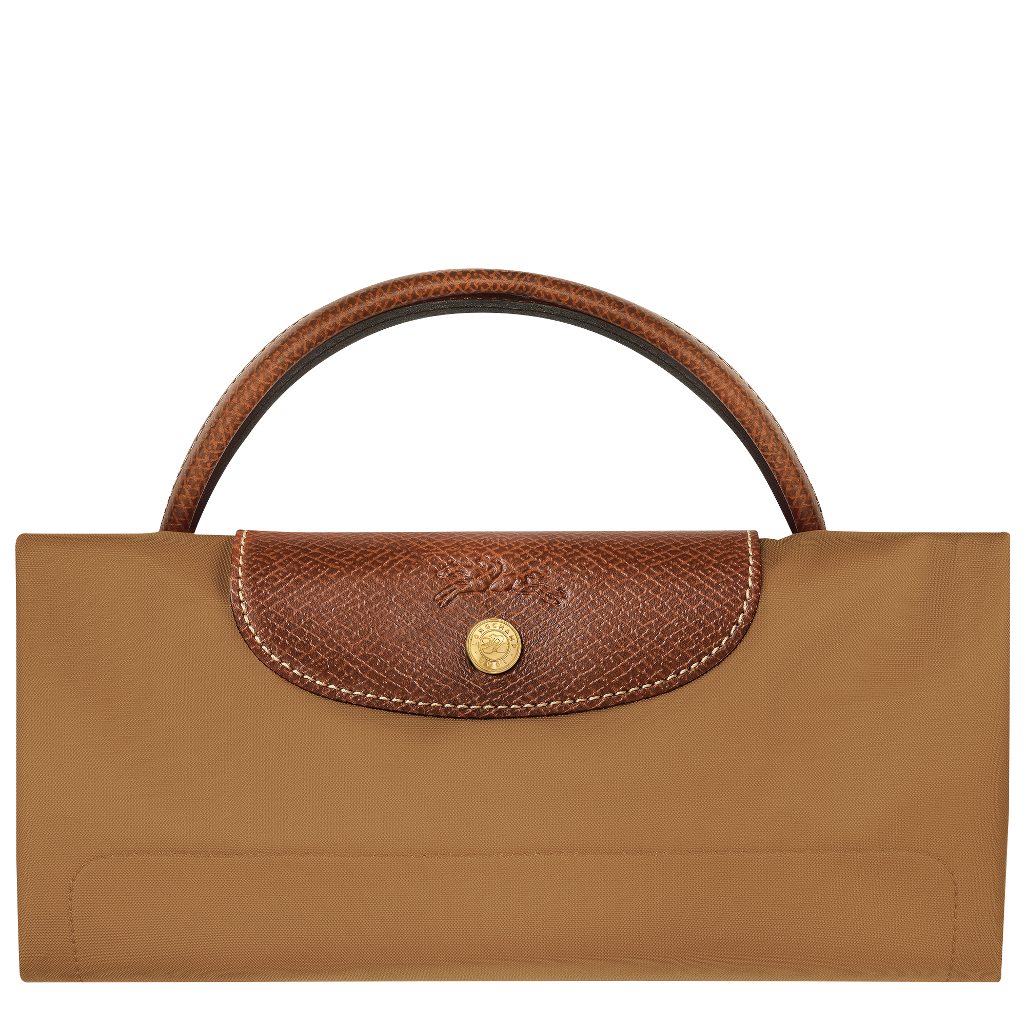 Le Pliage Original L Travel bag / Fawn - Recycled canvas - Image 7