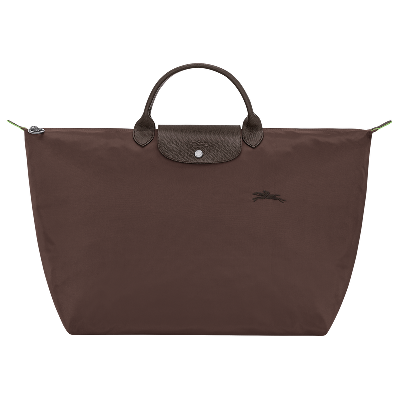 Le Pliage Green L Travel bag / Pomegranate - Recycled canvas - Image 24