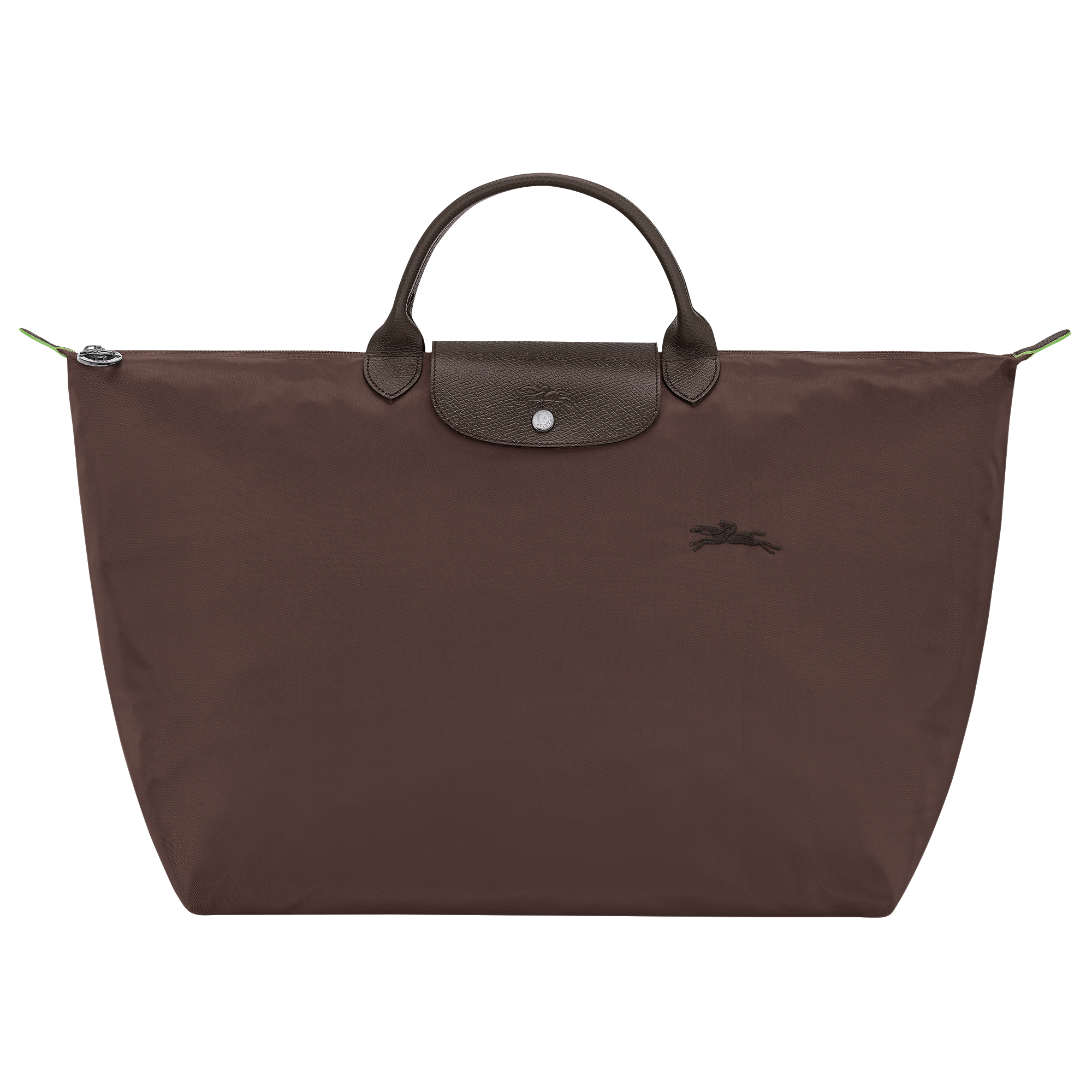 Le Pliage Green L Travel bag / Mocha - Recycled canvas