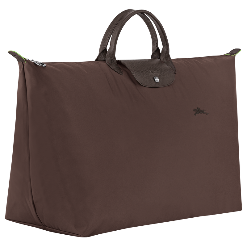 Le Pliage Green L Travel bag / Pomegranate - Recycled canvas - Image 26