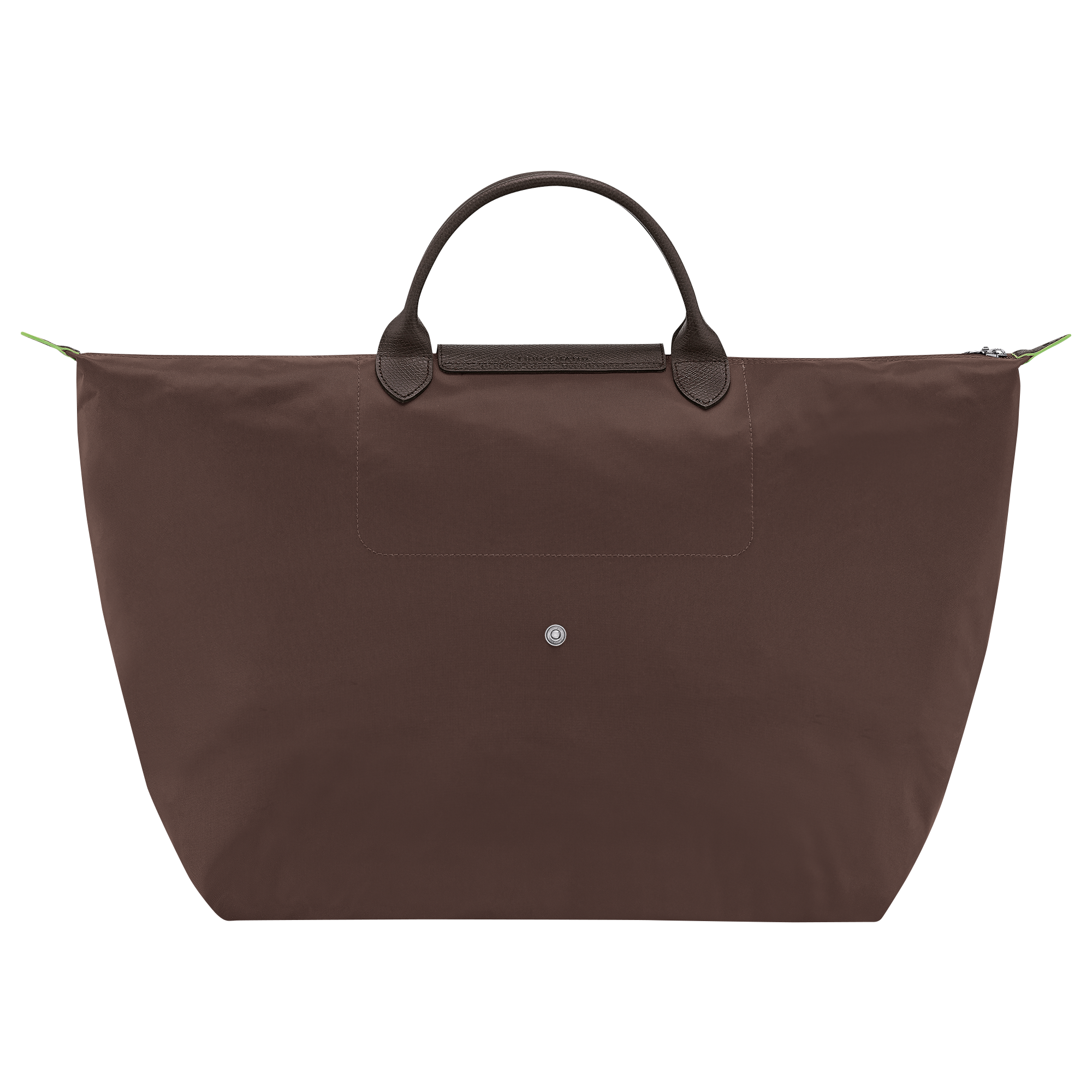Le Pliage Green L Travel bag / Mocha - Recycled canvas - Image 4