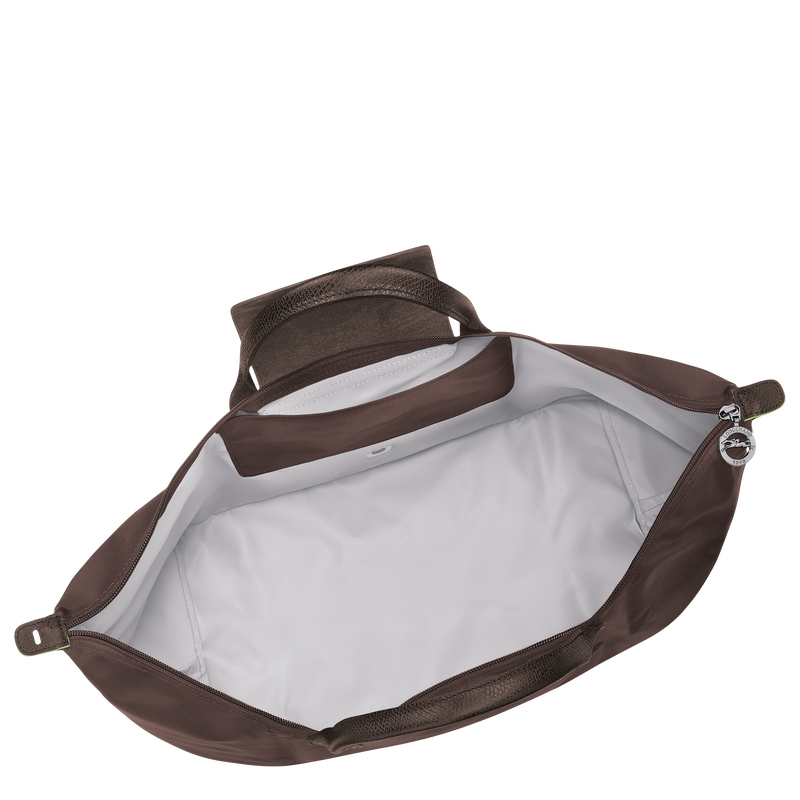 Le Pliage Green L Travel bag / Pomegranate - Recycled canvas - Image 9