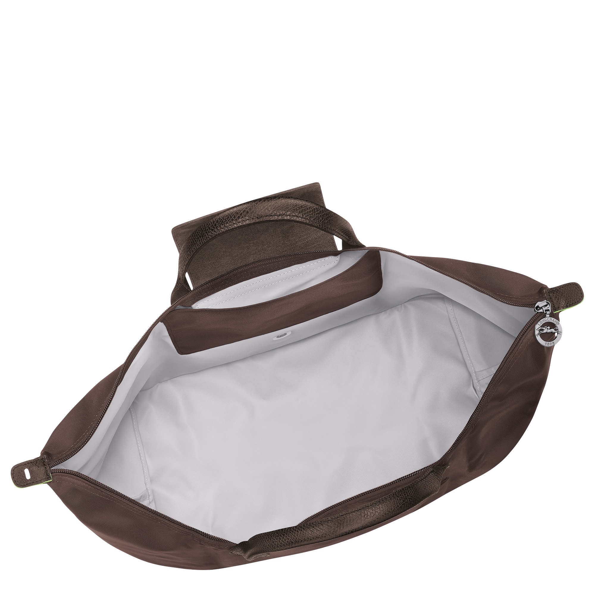 Le Pliage Green L Travel bag / Mocha - Recycled canvas - Image 5
