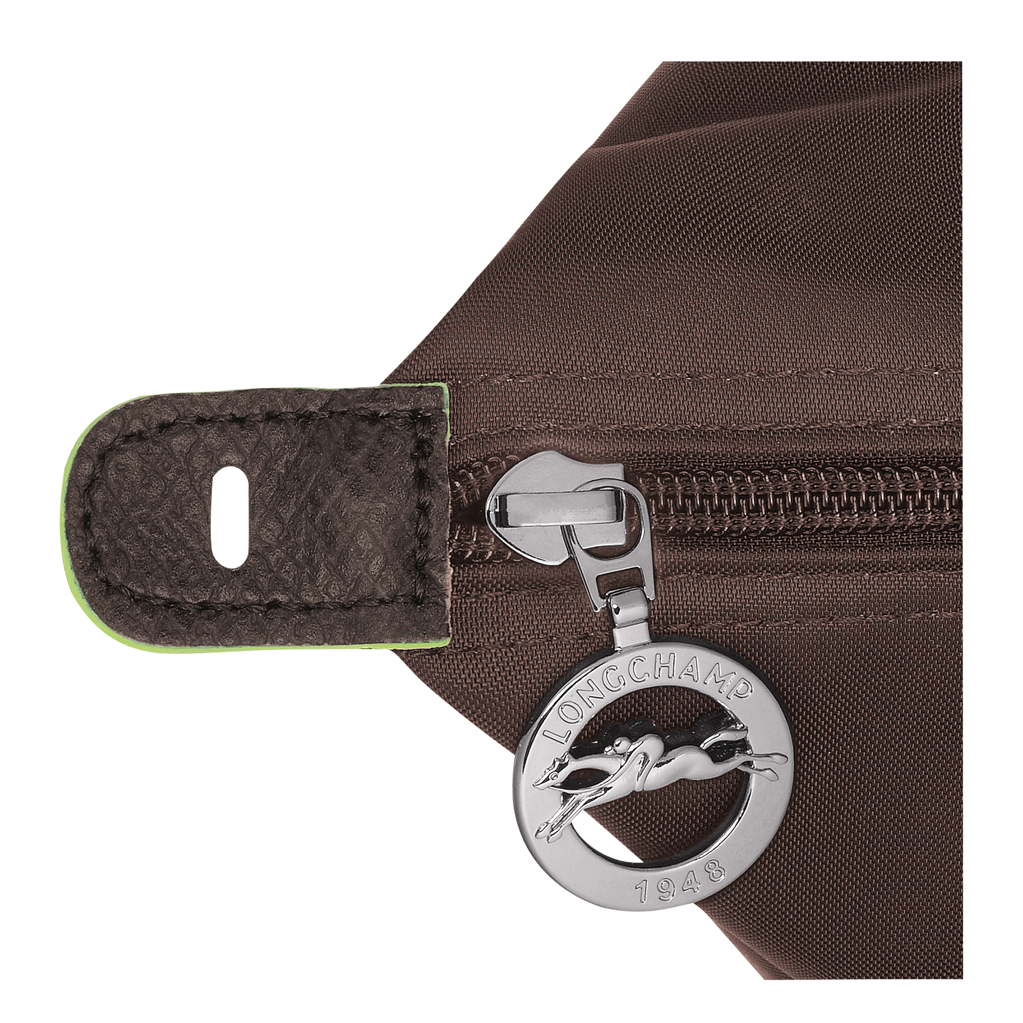 Le Pliage Green L Travel bag / Mocha - Recycled canvas - Image 6