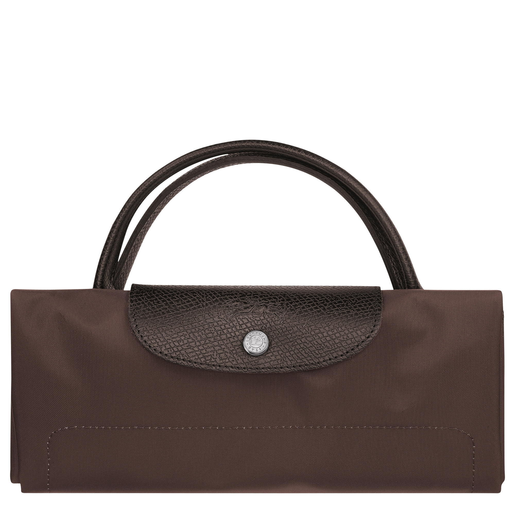 Le Pliage Green L Travel bag / Mocha - Recycled canvas - Image 7