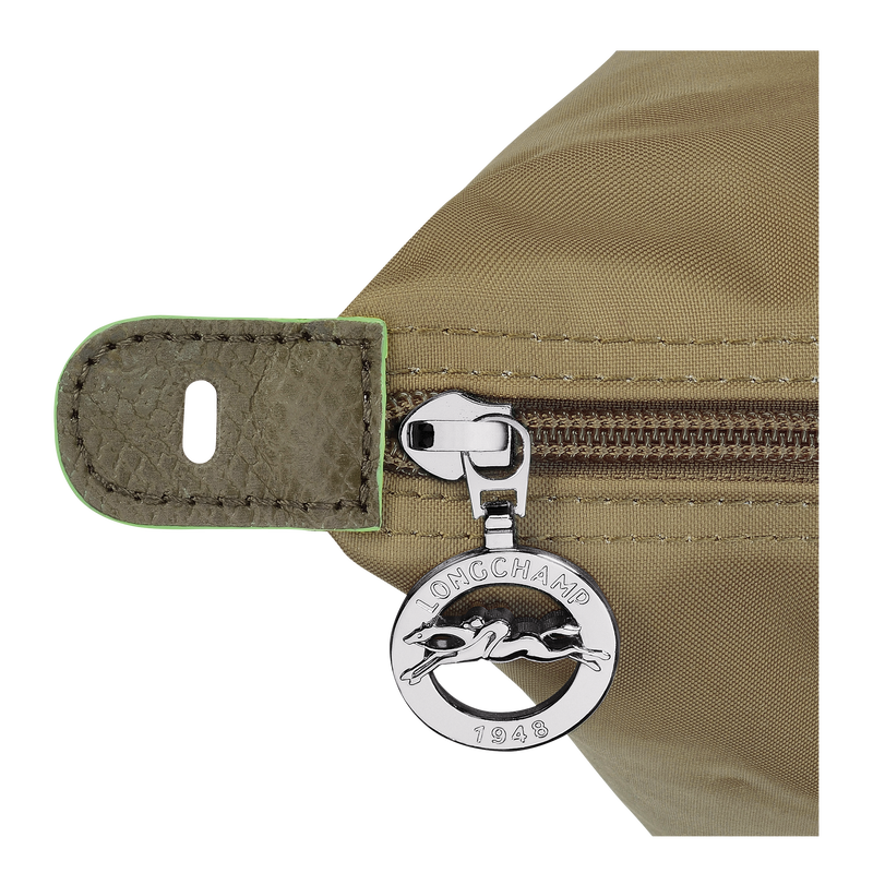 Le Pliage Green L Travel bag / Pomegranate - Recycled canvas - Image 11