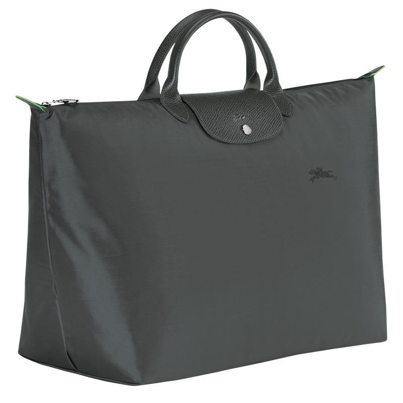 Le Pliage Green L Travel bag / Pomegranate - Recycled canvas - Image 16