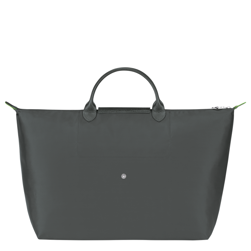 Le Pliage Green L Travel bag / Pomegranate - Recycled canvas - Image 8