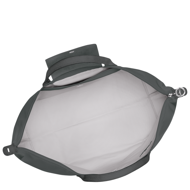 Le Pliage Green L Travel bag / Pomegranate - Recycled canvas - Image 30