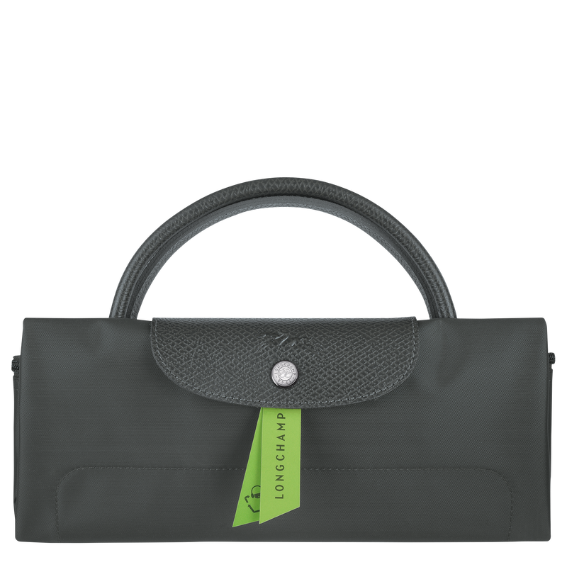 Le Pliage Green L Travel bag / Pomegranate - Recycled canvas - Image 25