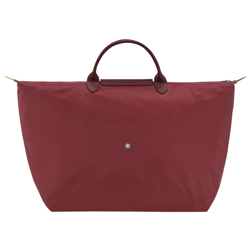 Le Pliage Green L Travel bag / Pomegranate - Recycled canvas - Image 32