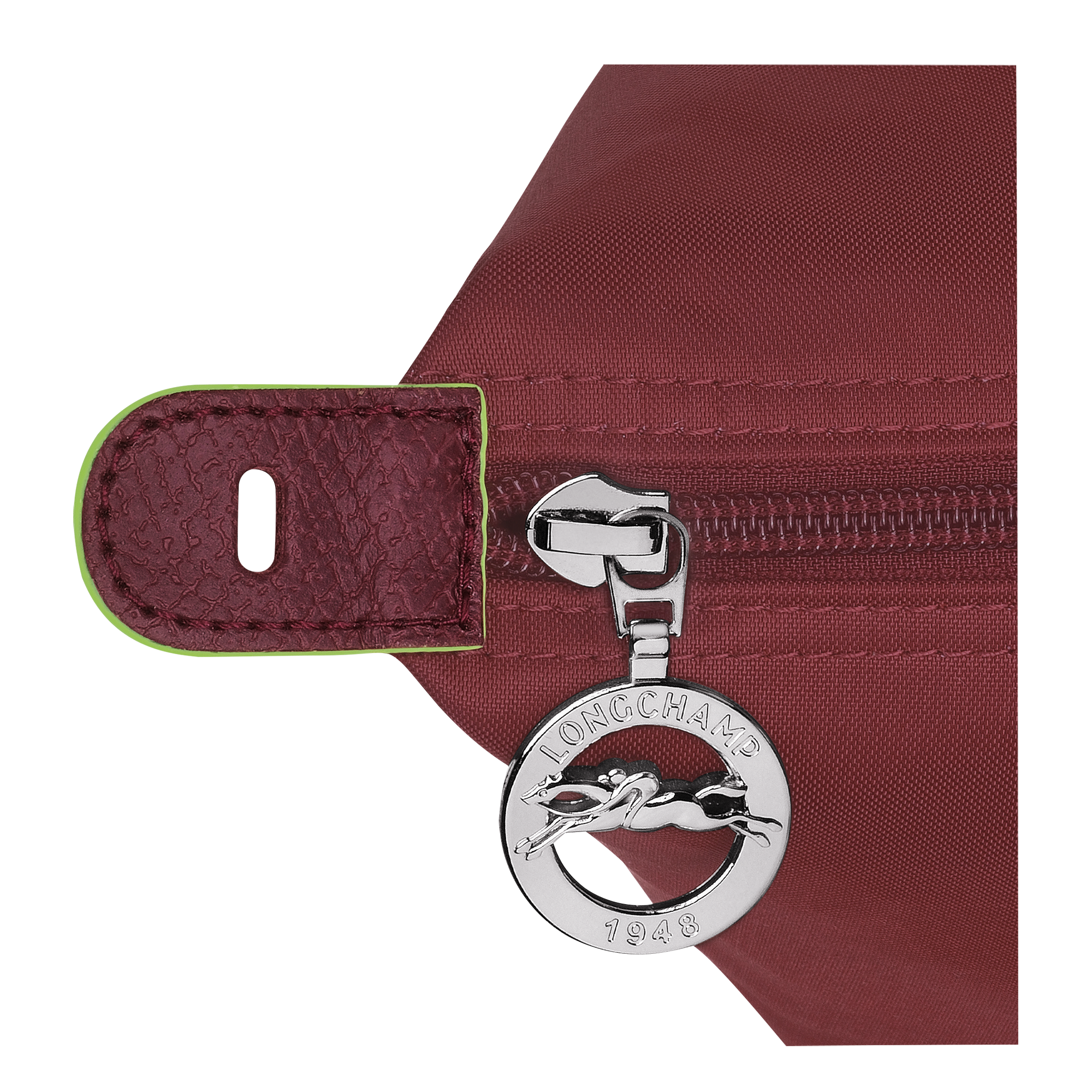 Le Pliage Green L Travel bag / Pomegranate - Recycled canvas - Image 6