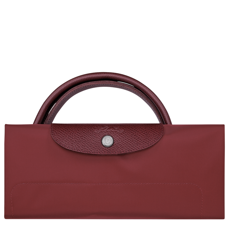 Le Pliage Green L Travel bag / Pomegranate - Recycled canvas - Image 19