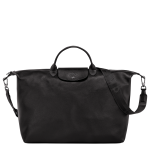 Le Pliage Xtra L Travel bag / Black - Leather