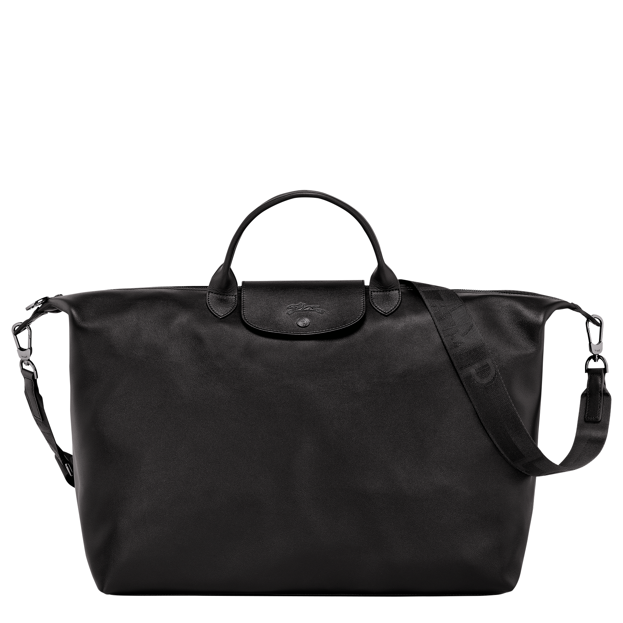 Le Pliage Xtra L Travel bag / Black - Leather
