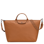 Le Pliage Xtra L Travel bag / Cashew - Leather