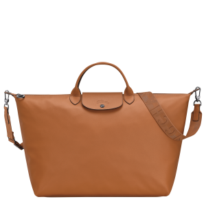 Le Pliage Xtra L Travel bag / Cashew - Leather