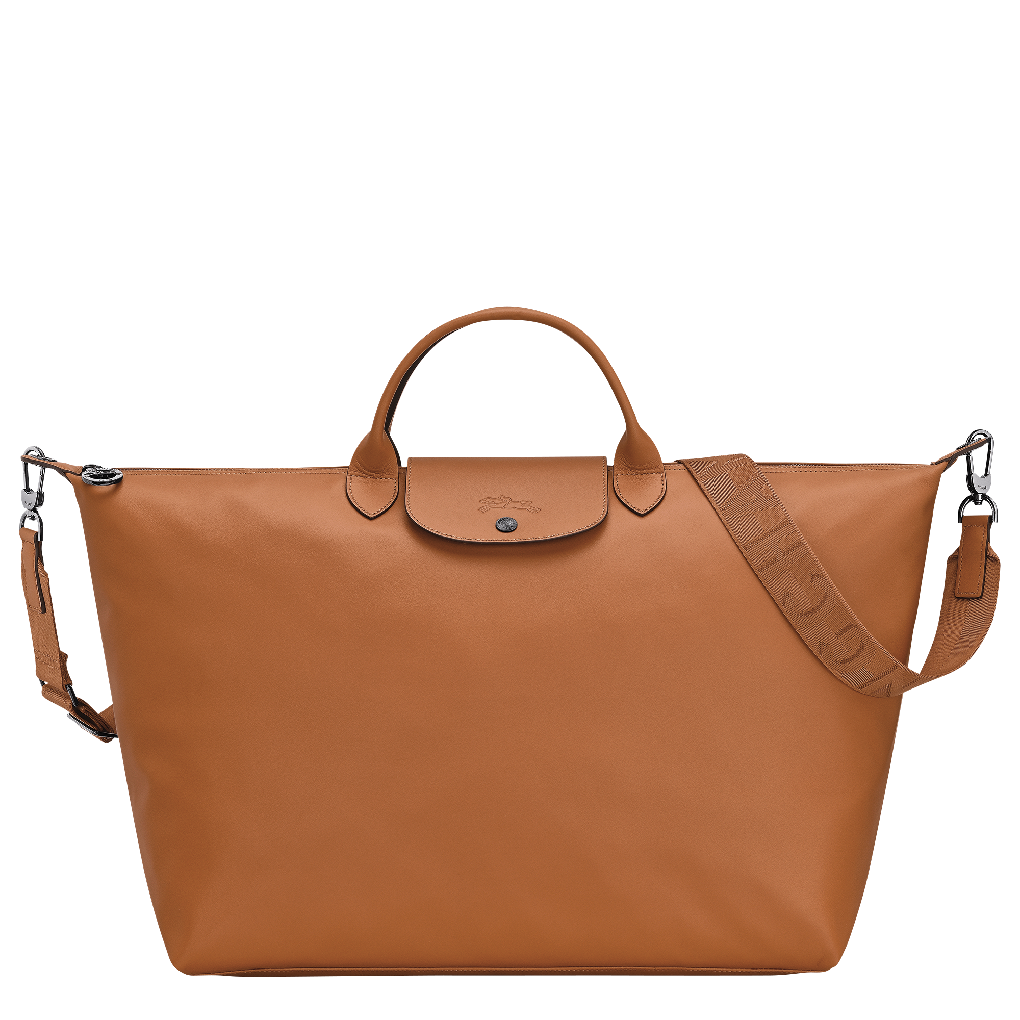 Le Pliage Xtra L Travel bag / Cashew - Leather