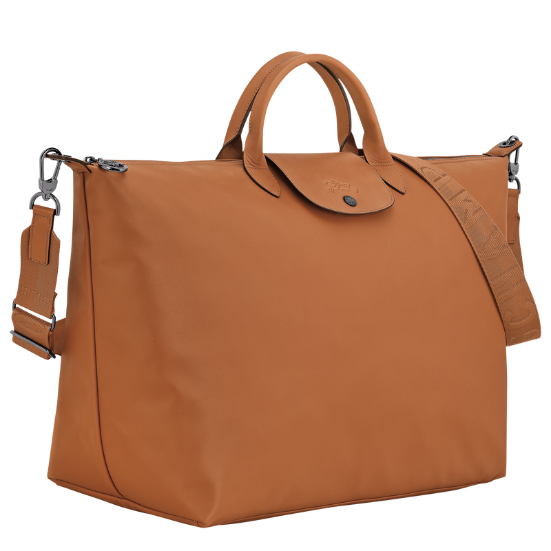Le Pliage Xtra L Travel bag / Cashew - Leather - Image 17