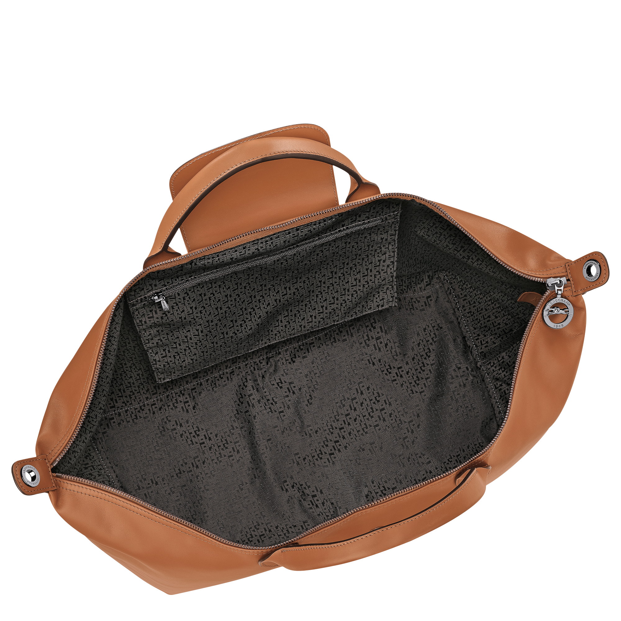 Le Pliage Xtra L Travel bag / Cashew - Leather - Image 4