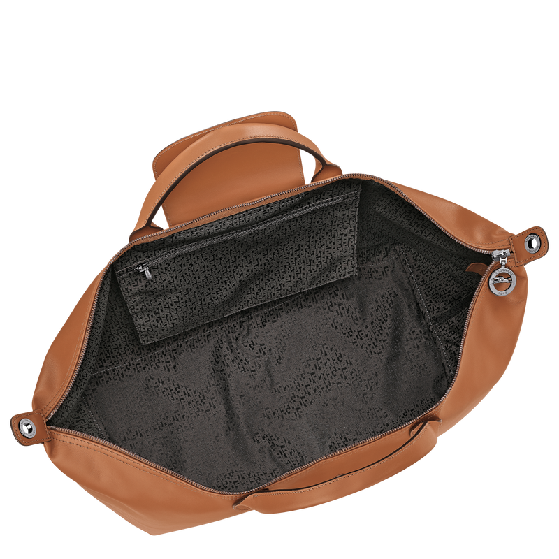 Le Pliage Xtra L Travel bag / Cashew - Leather - Image 7