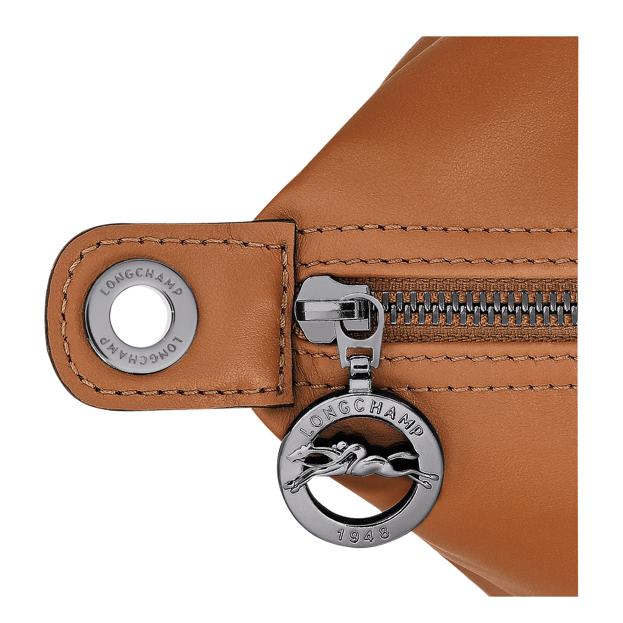 Le Pliage Xtra L Travel bag / Cashew - Leather - Image 5