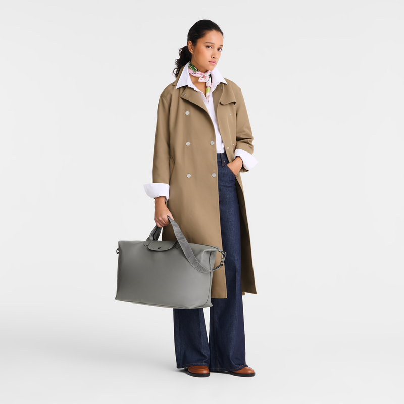 Le Pliage Xtra L Travel bag / Cashew - Leather - Image 16