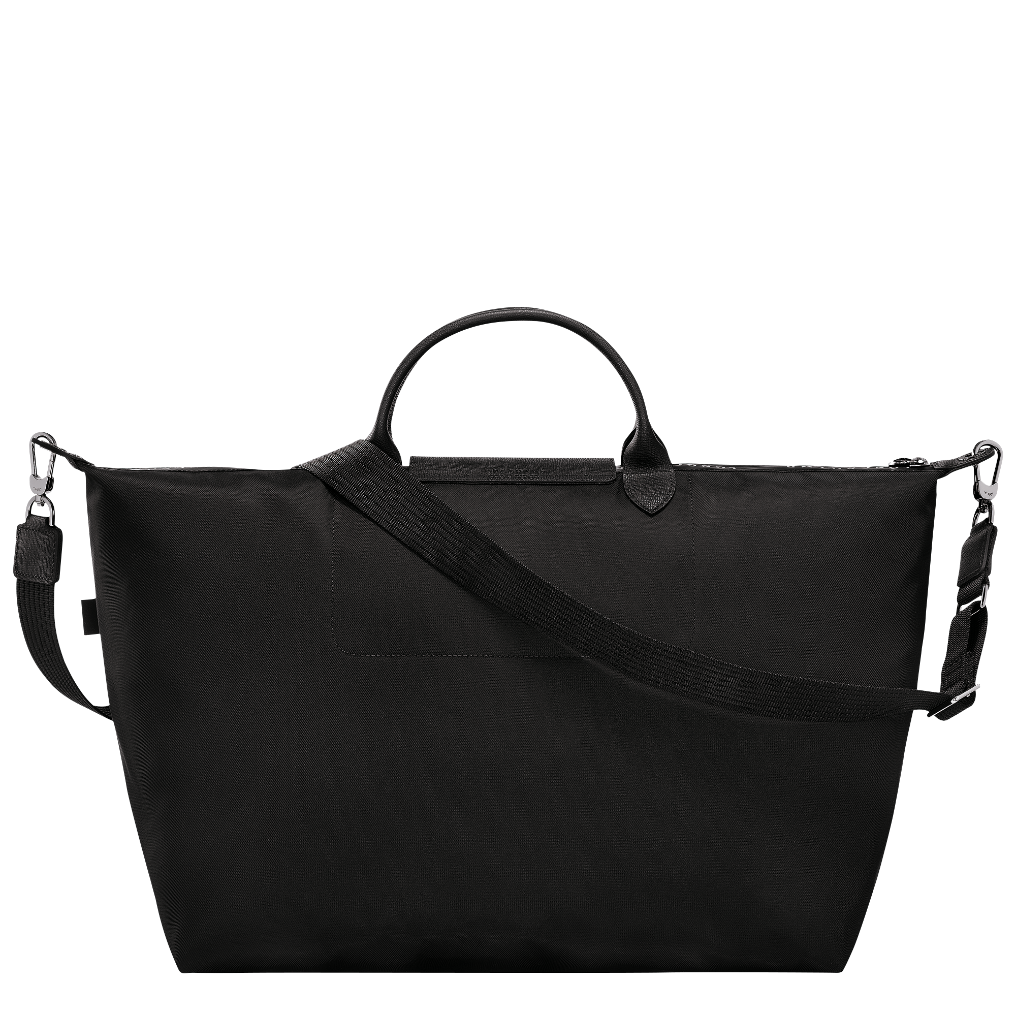 Le Pliage Energy L Travel bag / Black - Recycled canvas - Image 4