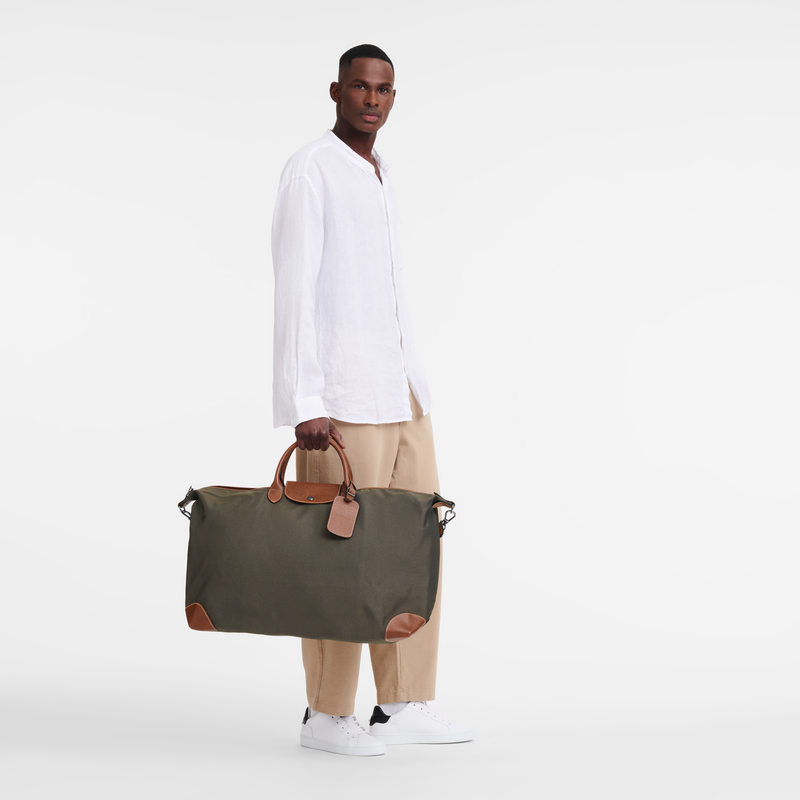 Boxford XL Travel bag / Black - Recycled canvas - Image 13