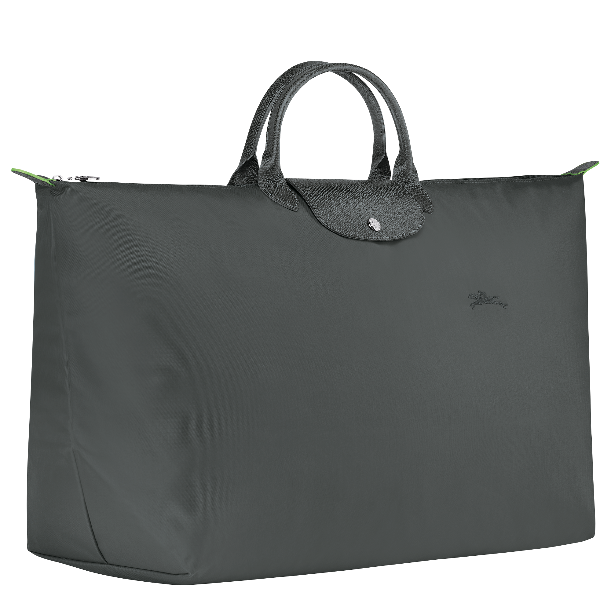Le Pliage Green XL Travel bag / Graphite - Recycled canvas - Image 3