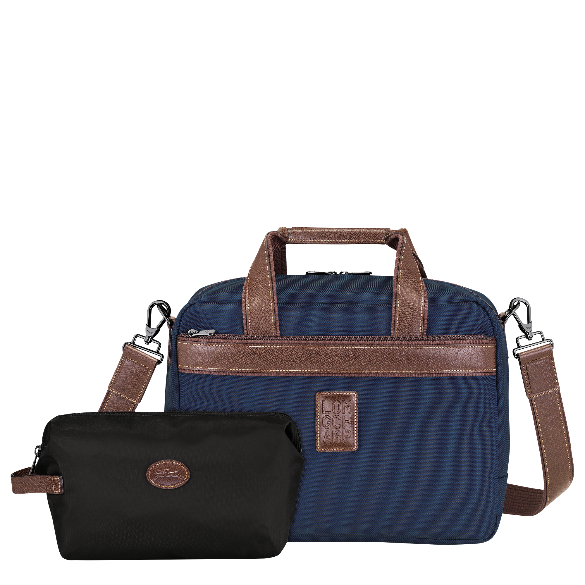 Boxford S Travel bag / Blue - Recycled canvas - Image 6