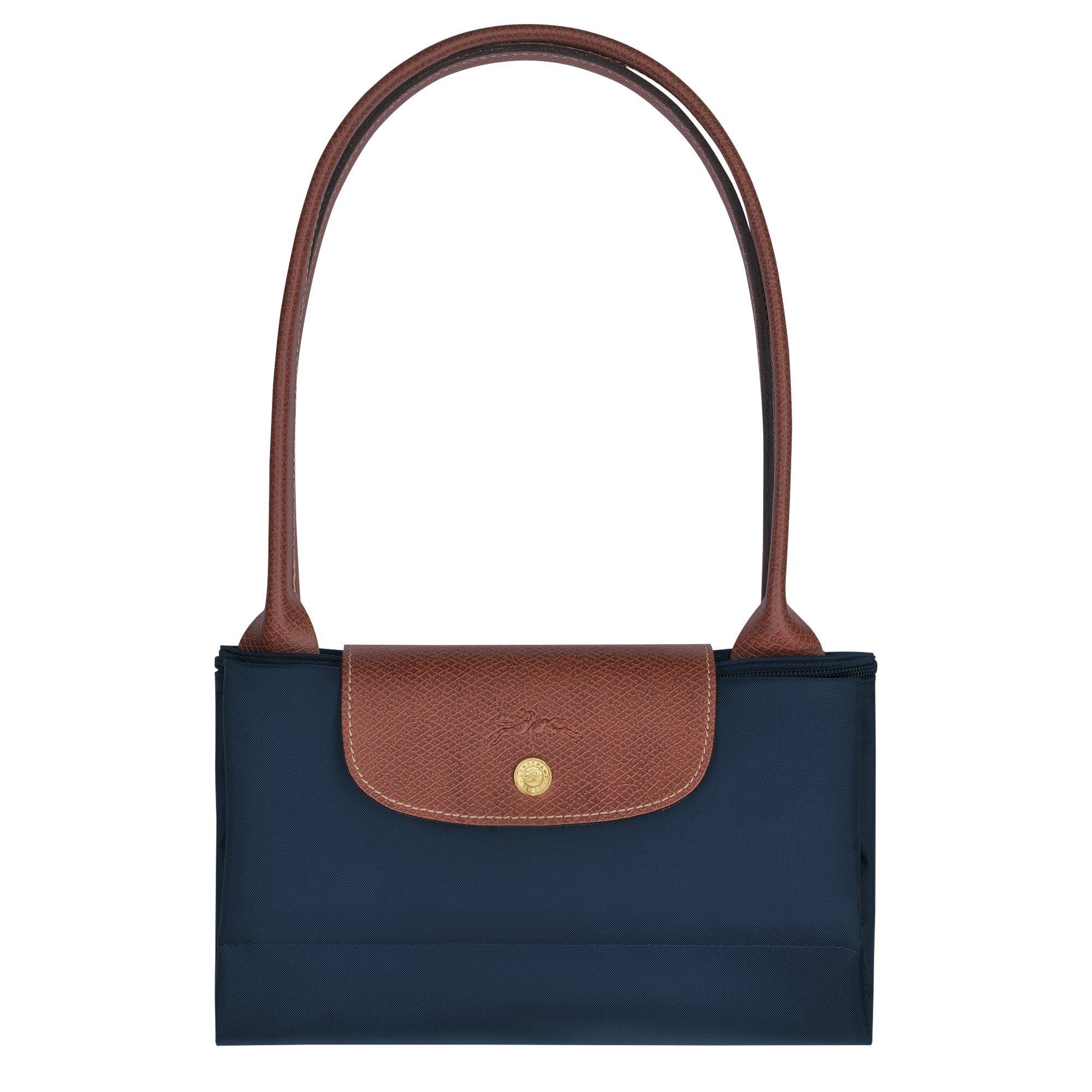 Le Pliage Original L Tote bag / Navy - Recycled canvas - Image 6