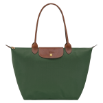 Le Pliage Original L Tote bag / British Green - Recycled canvas