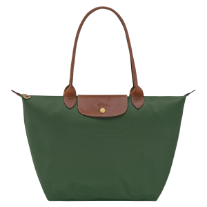 Le Pliage Original L Tote bag / British Green - Recycled canvas