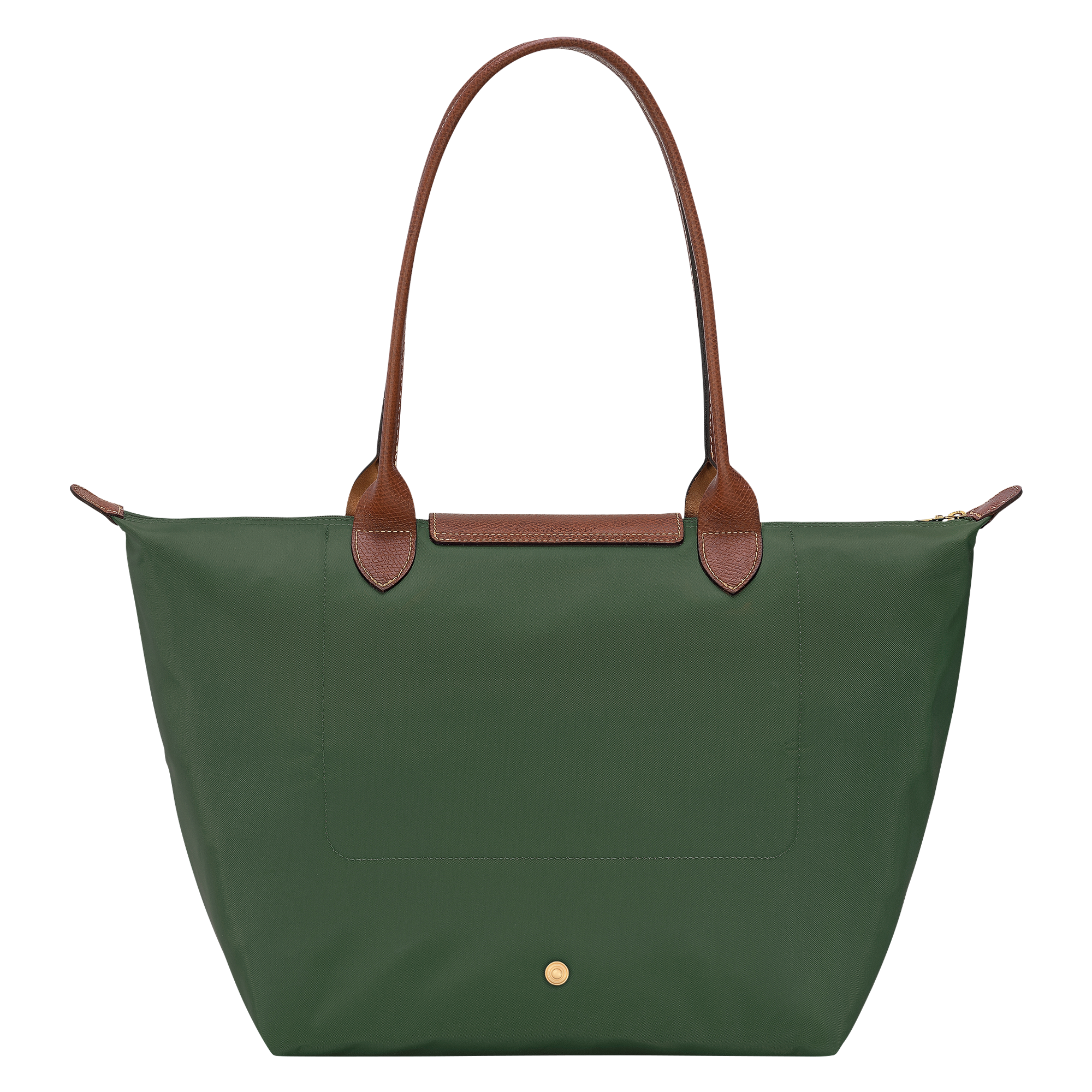 Le Pliage Original L Tote bag / British Green - Recycled canvas - Image 4
