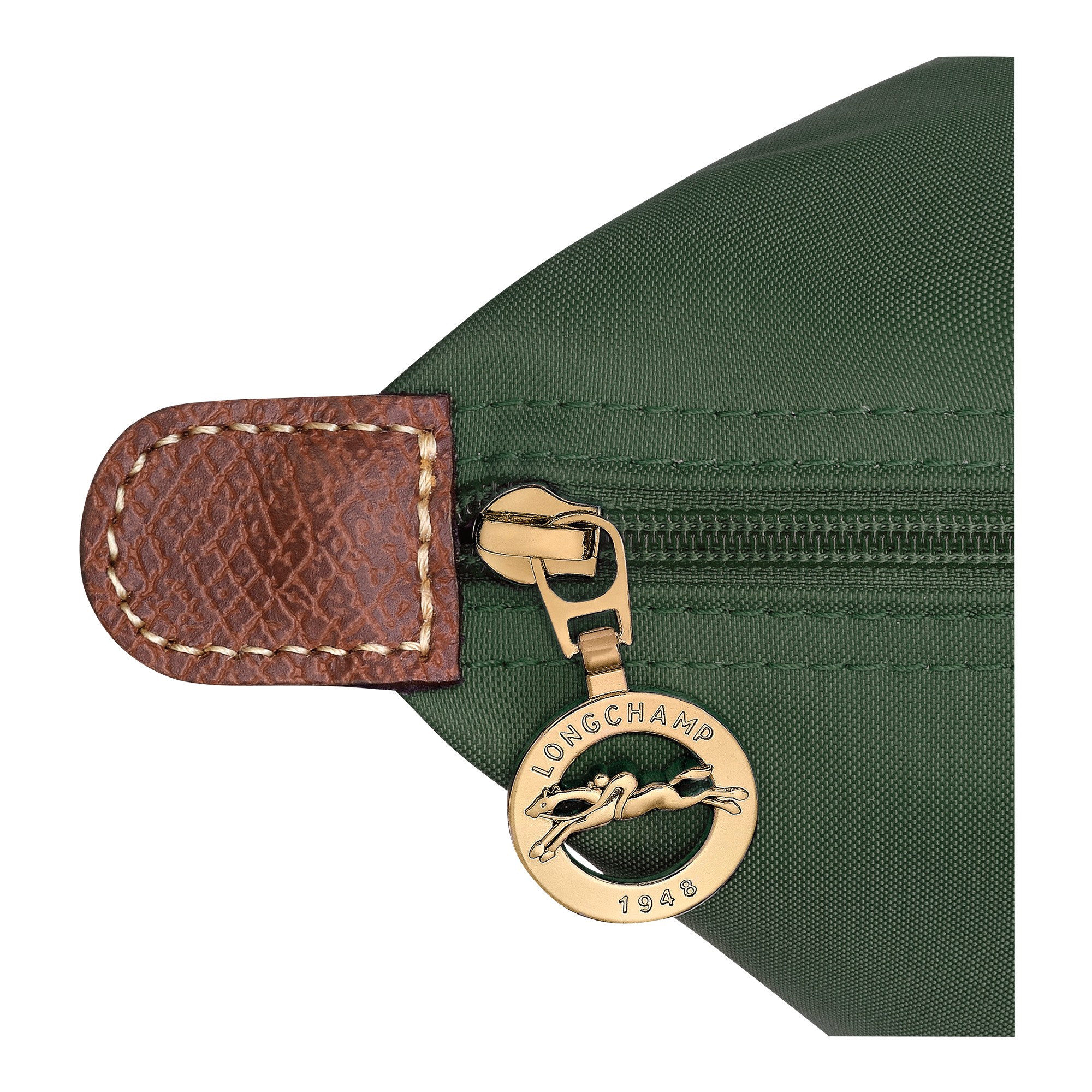 Le Pliage Original L Tote bag / British Green - Recycled canvas - Image 6