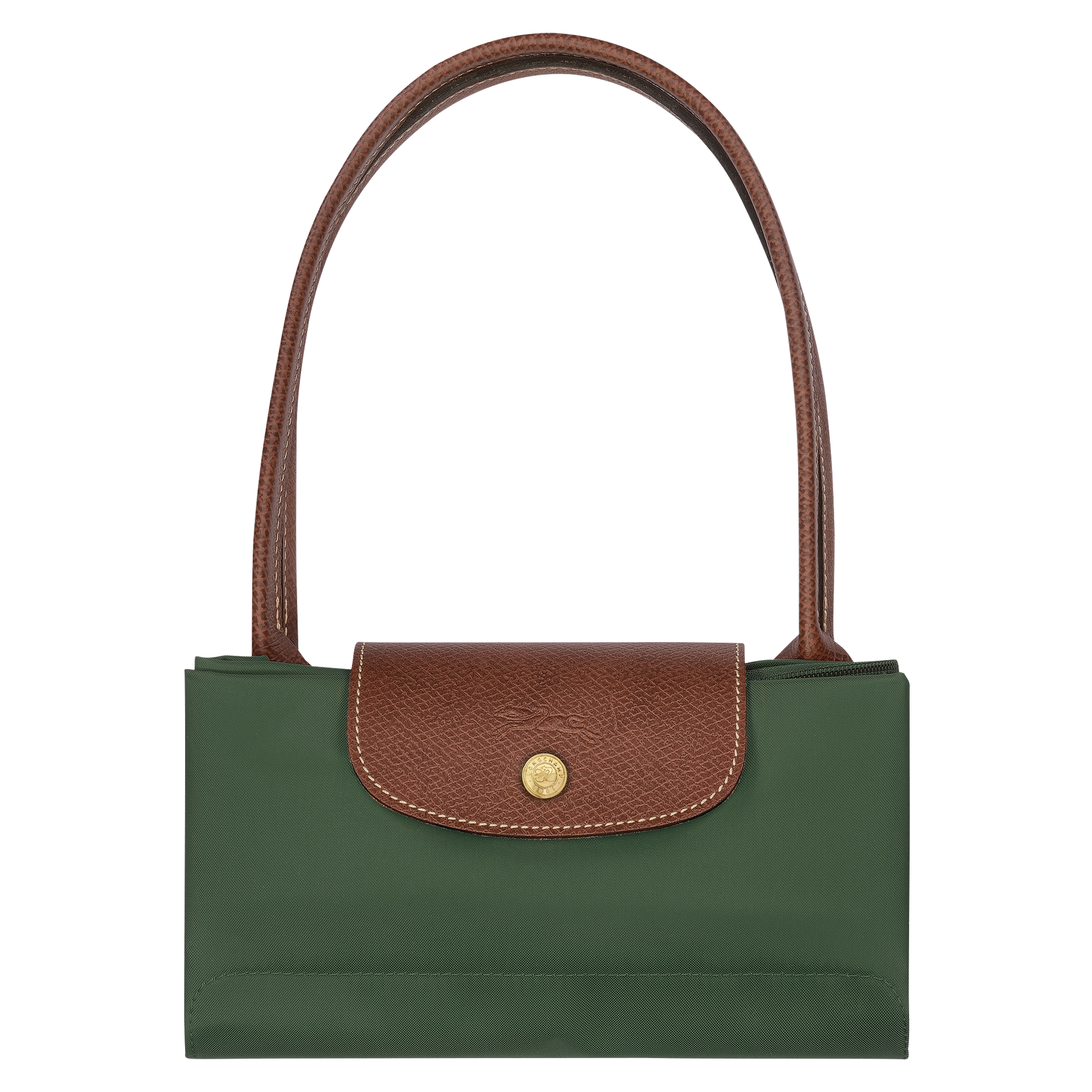 Le Pliage Original L Tote bag / British Green - Recycled canvas - Image 7