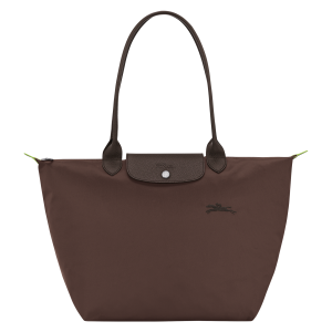 Le Pliage Green L Tote bag / Mocha - Recycled canvas