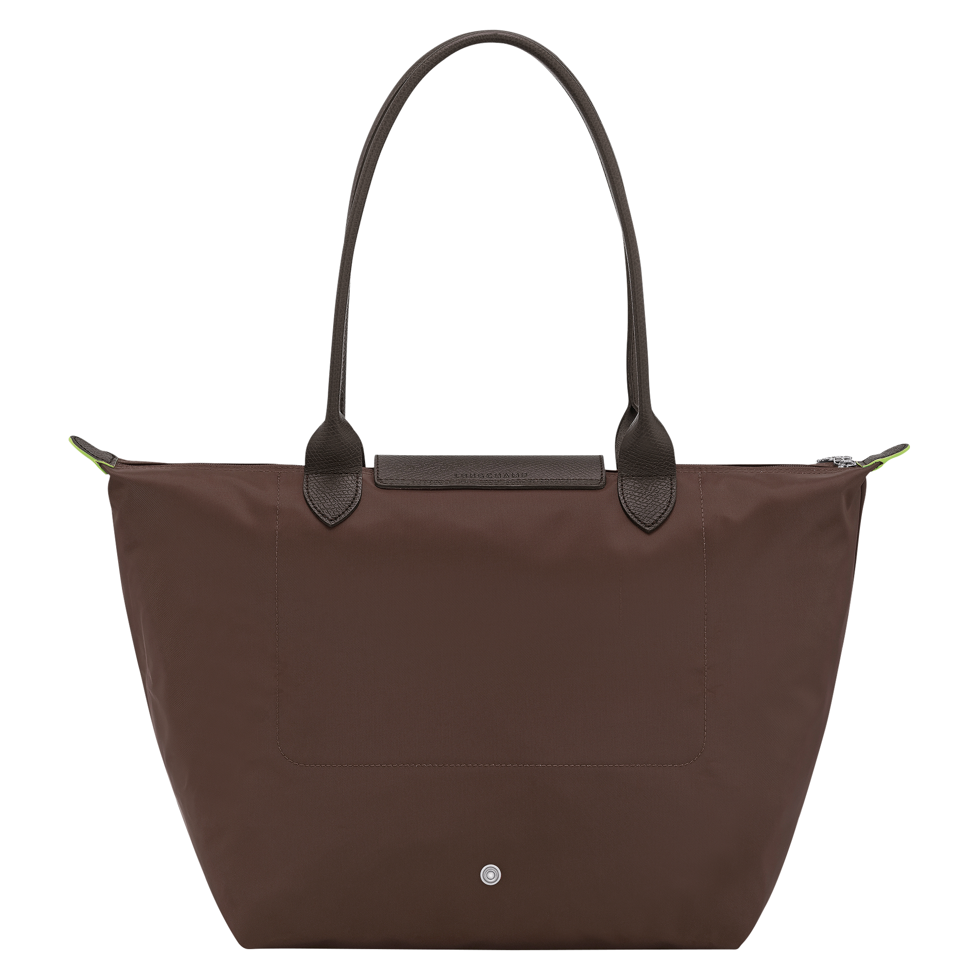 Le Pliage Green L Tote bag / Mocha - Recycled canvas - Image 4