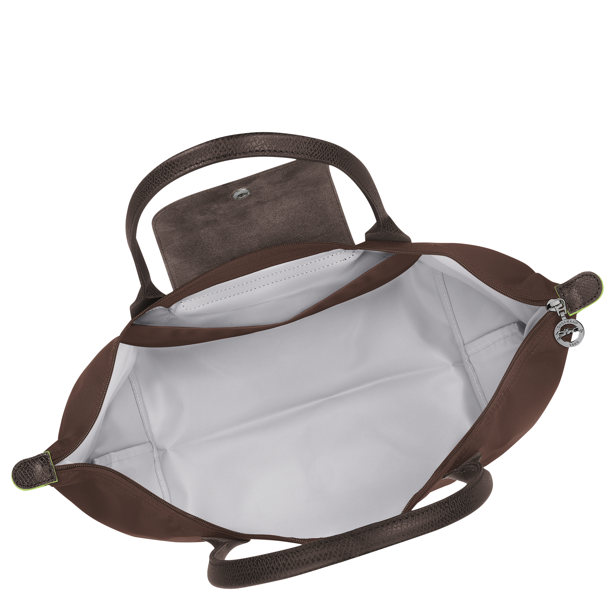 Le Pliage Green L Tote bag / Mocha - Recycled canvas - Image 5