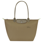 Le Pliage Green L Tote bag / Artichoke - Recycled canvas