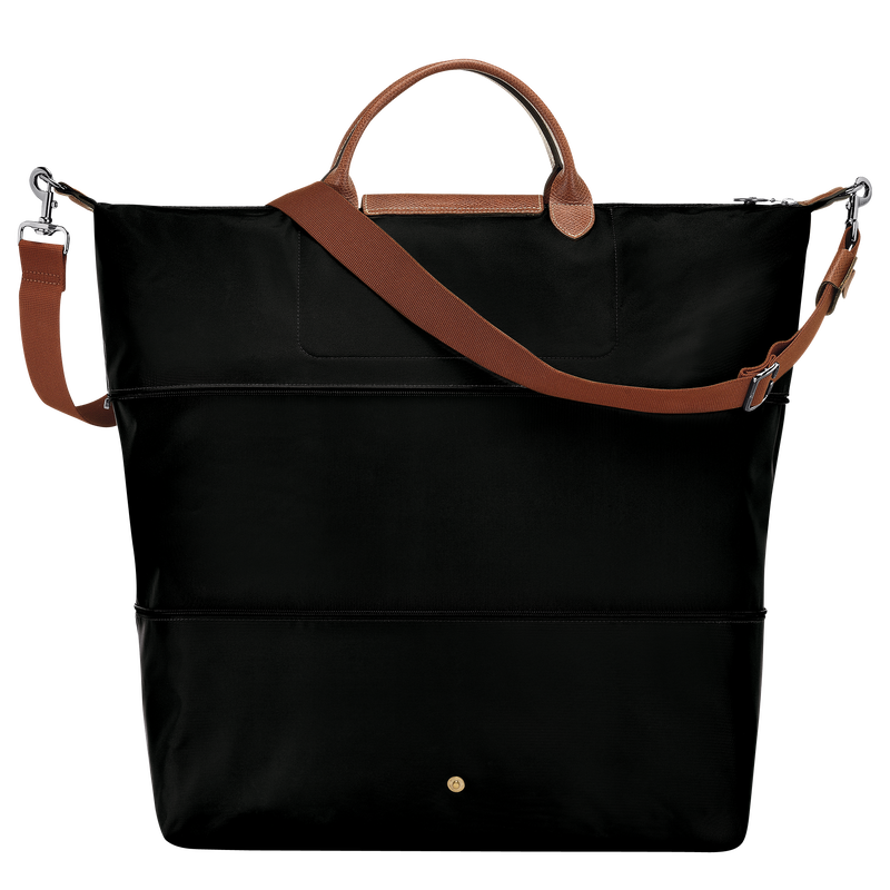 Le Pliage Original Travel bag expandable / Black - Recycled canvas - Image 21
