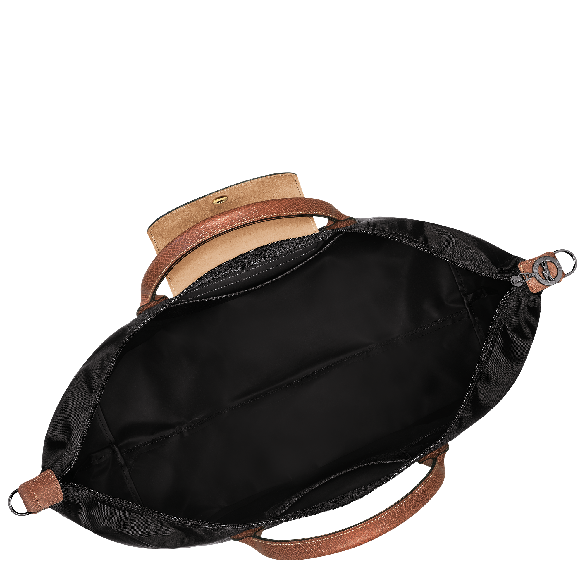 Le Pliage Original Travel bag expandable / Black - Recycled canvas - Image 5