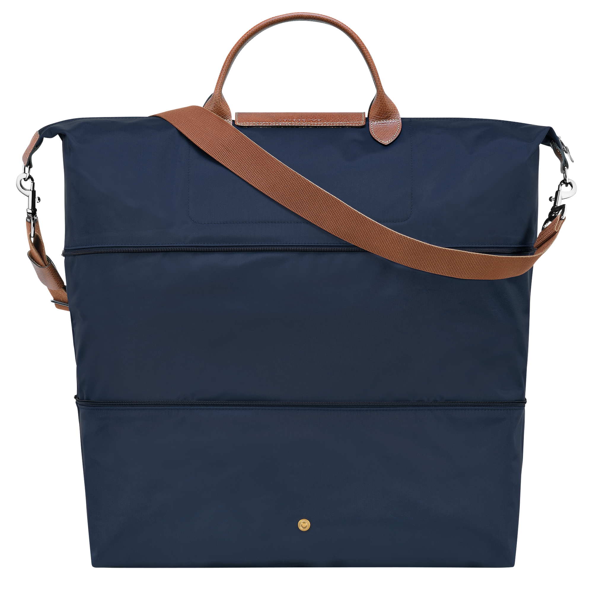 Le Pliage Original Travel bag expandable / Navy - Recycled canvas - Image 4