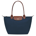 Le Pliage Original M Tote bag / Navy - Recycled canvas