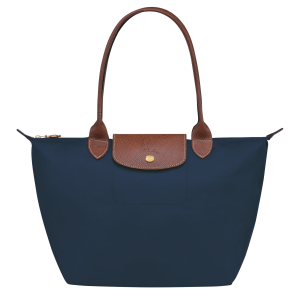 Le Pliage Original M Tote bag / Navy - Recycled canvas