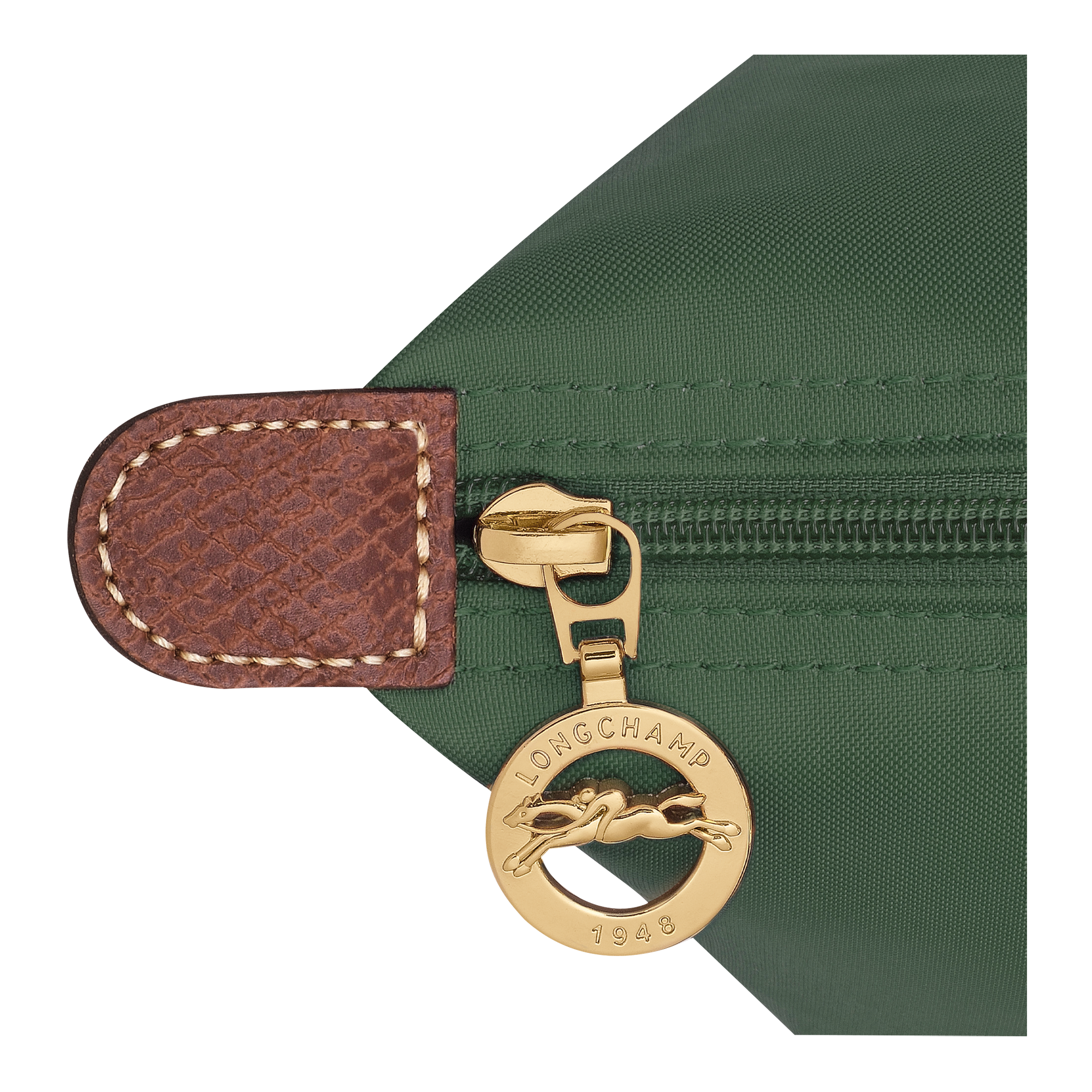 Le Pliage Original M Tote bag / British Green - Recycled canvas - Image 6