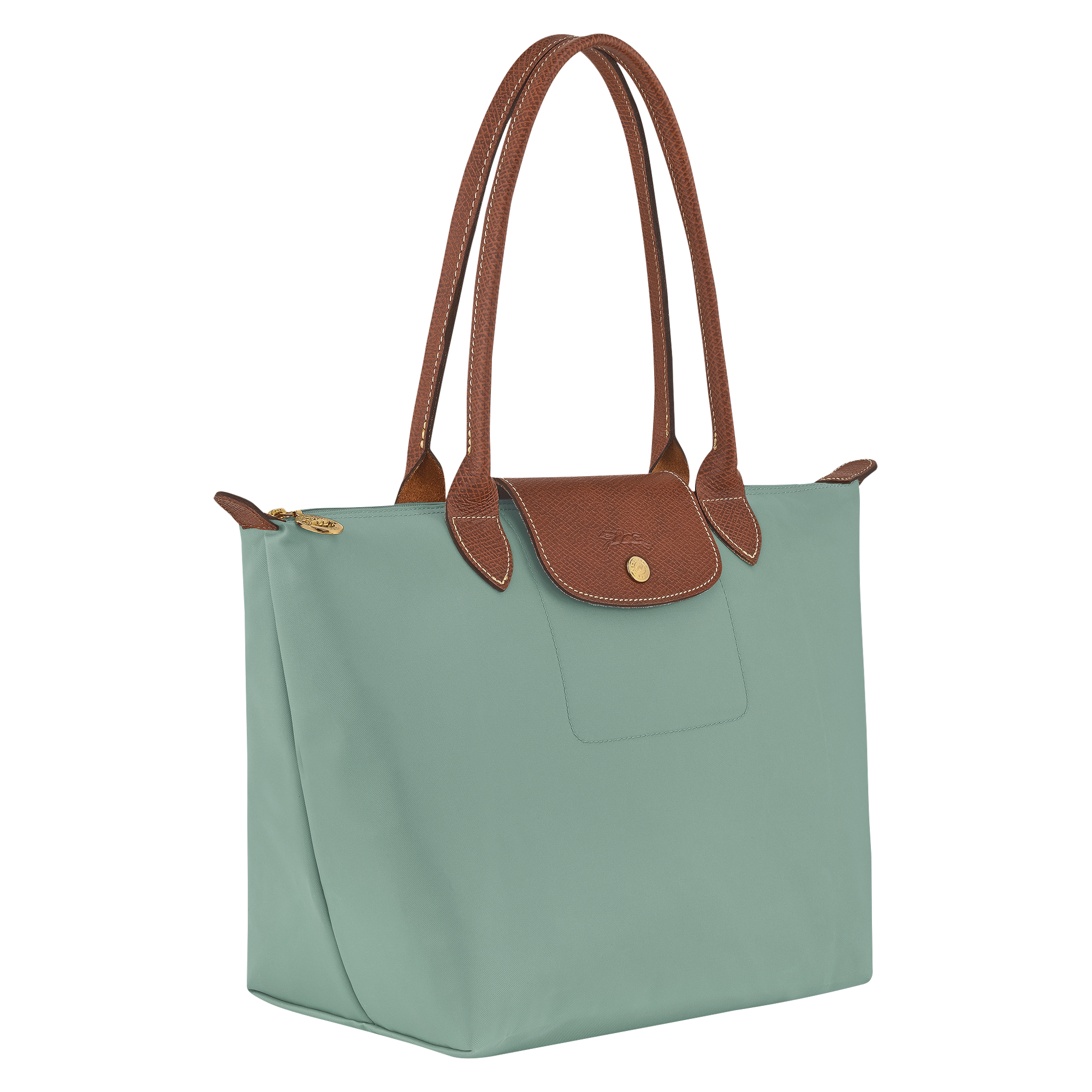 Le Pliage Original M Tote bag / Celadon - Recycled canvas - Image 3